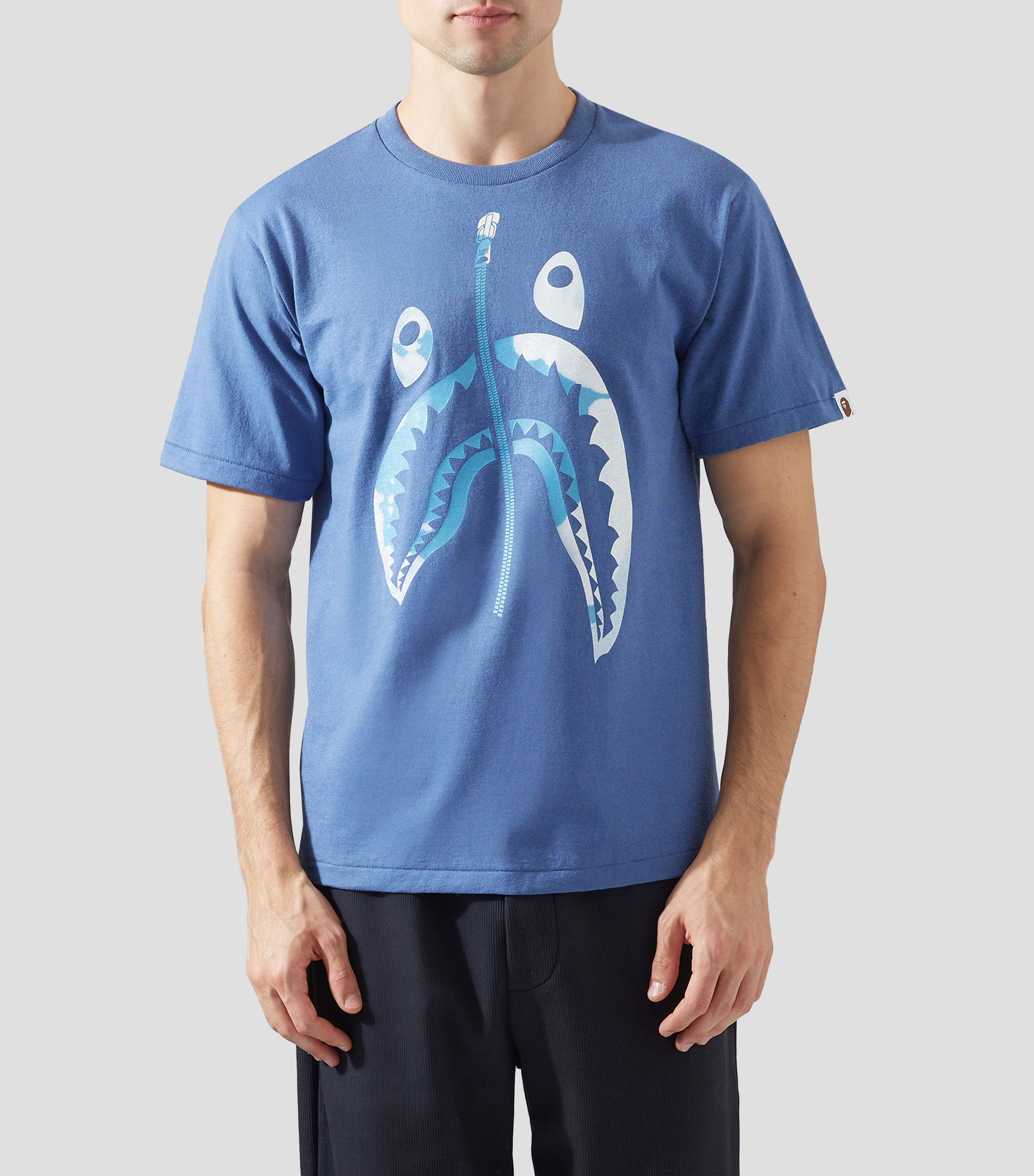 Playera cuello redondo manga corta estampada Hombre